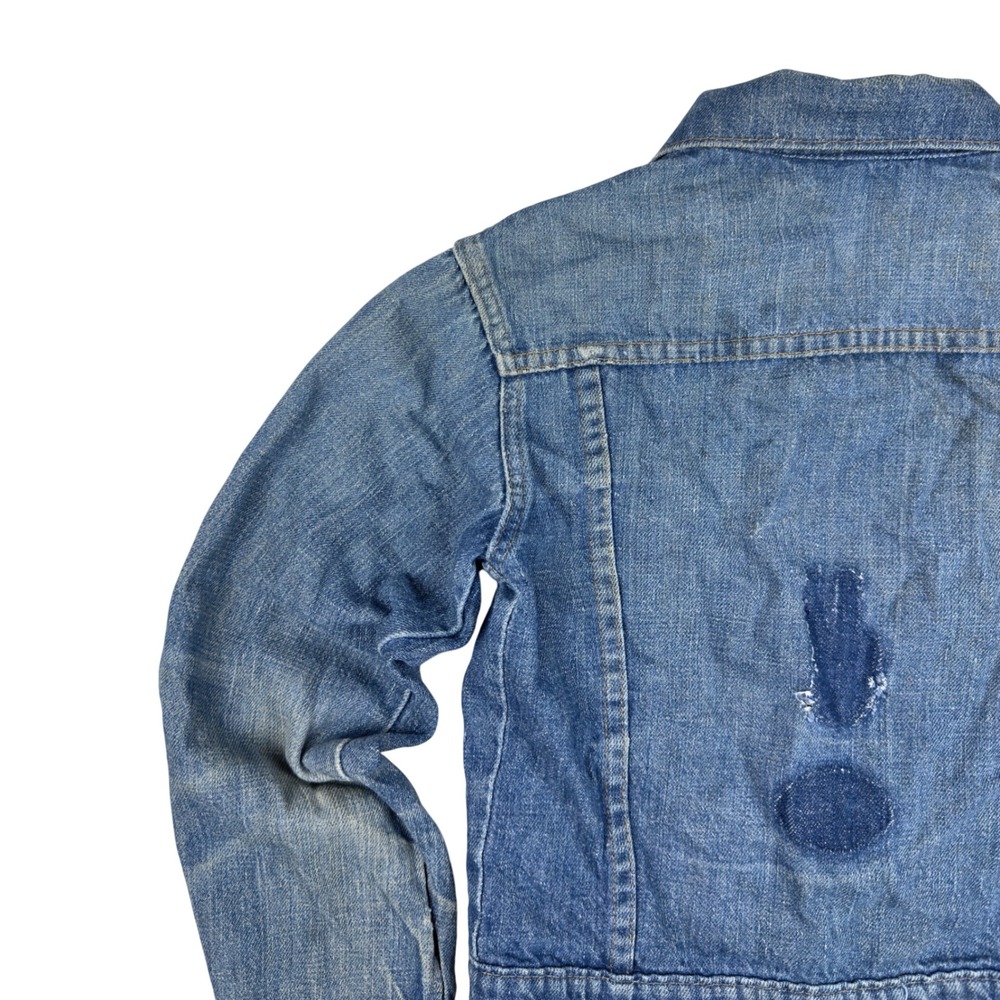 Vtg Ranchcraft Denim Jacket Boys Youth L Selvedge JCPenney Type II Style 50s 60s - Picture 10 of 15